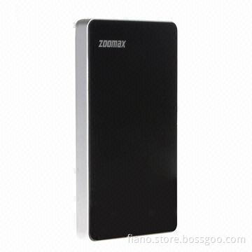 8,000mAh High-capacity Power Bank with Dual USB, for Mobile Phones, Charges 2-device Simultaneously